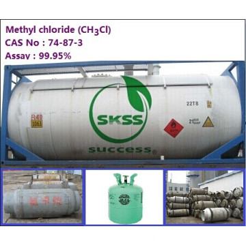 99.9% Methylchloride газа в ISO-танк